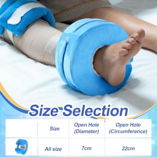 Soulchen 2 Pack Heel Protector for Pressure Sores Fleece Foot Elevation Pillow - Image 6