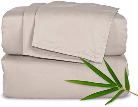 Pure Bamboo King Sheets, Genuine 100% Organic Viscose Derived from Bamboo Bed by PureBamboo