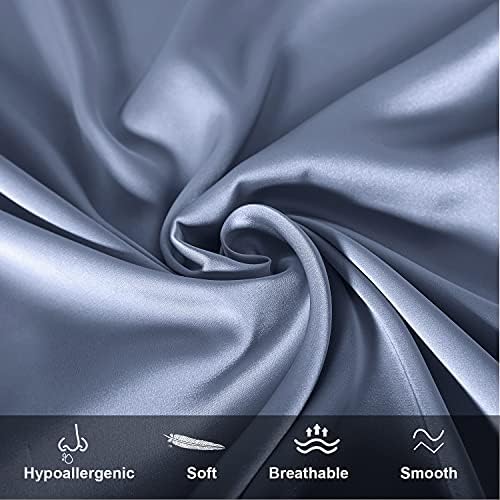 Mulberry Silk Pillowcase for Hair and Skin, Standard Size Cooling Silk Pillow - Image 2