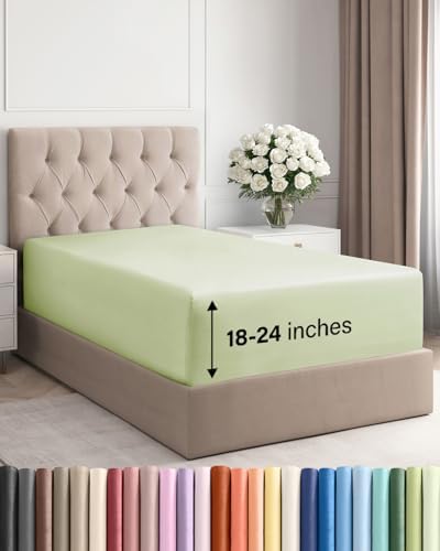 CGK Linens Extra Deep Twin Fitted Sheet Only by CGKUnlimited