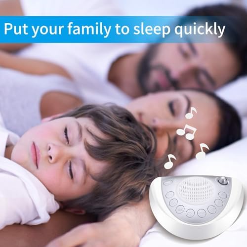 Raynic White Noise Machine, Battery Powered Sound Machine, Portable Sleep - Image 2