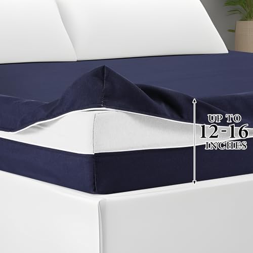 HunnmingRe Zippered Mattress Protector Fitted by HunnmingRe