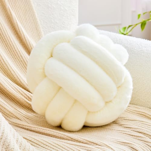 Uvvyui Knot Pillow Ball Home Decorative Pillows Round Throw Pillow by Uvvyui