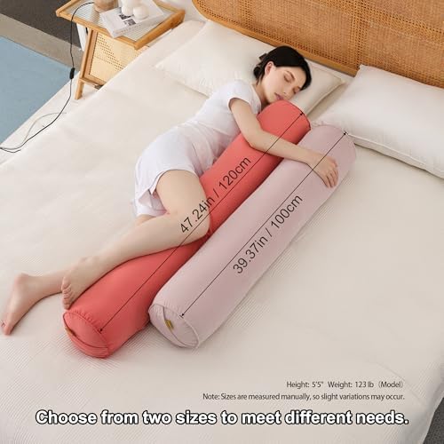 Body Pillow for Adults, Long Round Pillow, Big Cylindrical Pillow, Large Full - Image 3