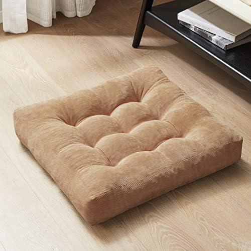 Meditation Floor Pillow, Square Large Pillows Seating by DegreesofComfort