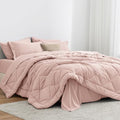 Love's cabin Full Comforter Set Pink, 7 Pieces Full Bed in a Bag, All Season by Lovescabin