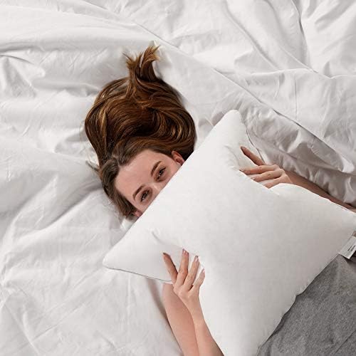 Oubonun 30"x30" Throw Pillow Insert – 100% Cotton Cover, Plush and Supportive - Image 5