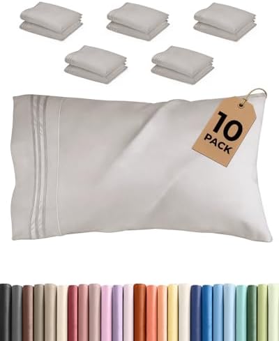 Standard Pillow Cases Set of 10 by CGKUnlimited