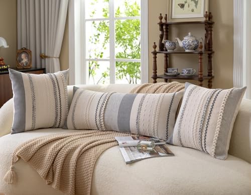 Cethom Boho Lumbar Pillow Covers 14x36 Inch Long, Accent Cushion Cover - Image 6