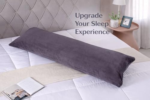 evolive Plush Body Pillow Cover 21"x54", Hidden Zipper - Image 6