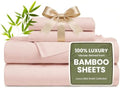 Love's cabin 4 Piece King Size Sheet Set, 100% Rayon Derived from Bamboo by Lovescabin