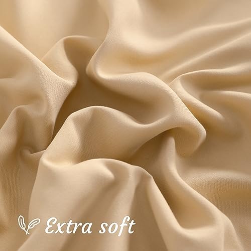 NTBAY Body Microfiber Pillowcases, Light Taupe - Image 6