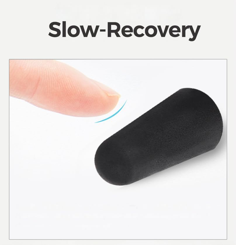 10 Pairs Green Reusable Ear Plugs, 32dB NRR Noise Reduction, Washable - Image 5