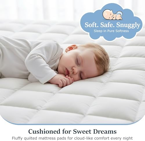 LUX Décor Cal King Mattress Pad - Image 5