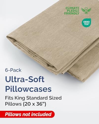 King Standard Pillow Cases Set of 6 - Image 2