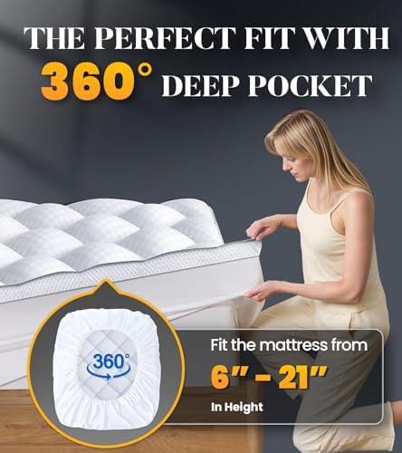 3 Inch Ultra-Fluffy Memory Foam Mattress Topper Twin XL - Image 5
