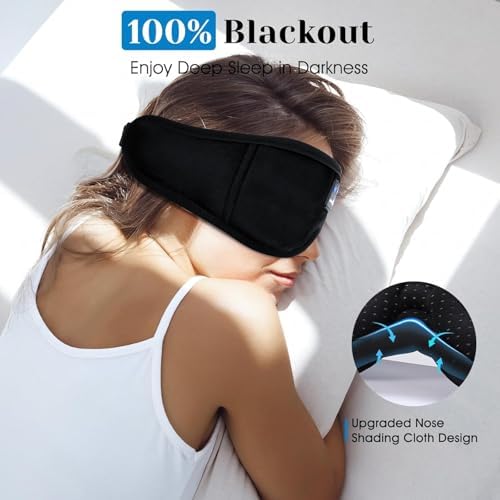 MUSICOZY 3D Sleep Headphones Bluetooth 5.4 Sleep Mask - Image 4