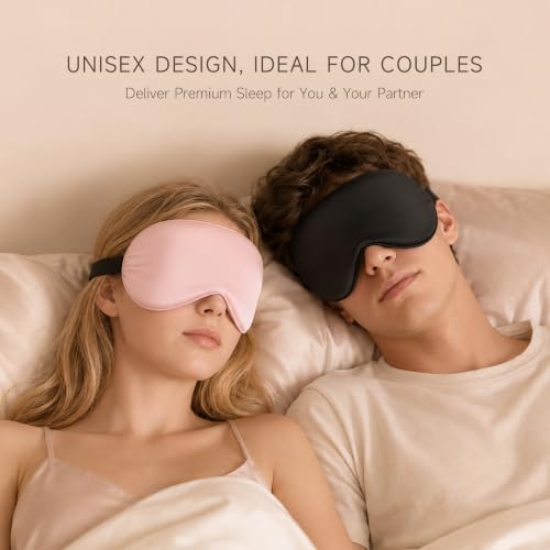 Silk Sleep Mask, Light Blocking Eye Mask - Image 6