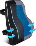 Gel Lumbar Support Pillow for Office Chair Car Gaming Chair Lower Back Pain by NICEEDAYBRAND