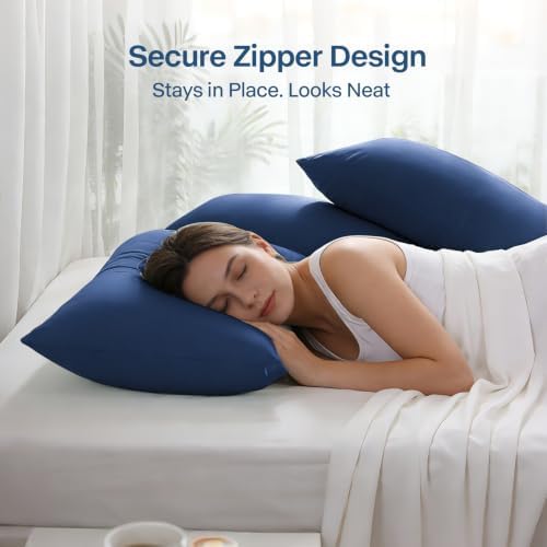 Luxury Cooling Pillowcases King Size 2 Pack, Q-Max>0.4 Cool Touch - Image 6
