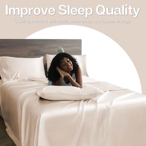 MR&HM Satin Pillowcase 2 Pack, Queen Size 20"x30" - Image 4