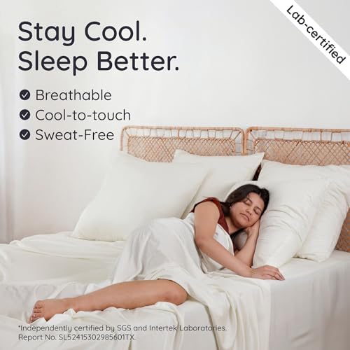 Bambaw 100% Viscose Derived from Bamboo Fitted Sheet Queen Size, 16’’ Deep - Image 3