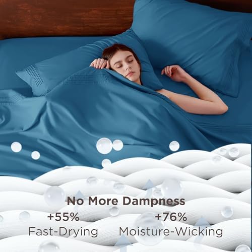 Bedsure Deep Pocket King Sheet Set - Image 3