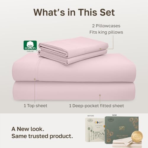 California Design Den 600 Thread Count Cotton Sheets California King - Image 3