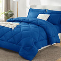 CozyLux King Comforter Set 102"x90" Classic Blue by CozyLux