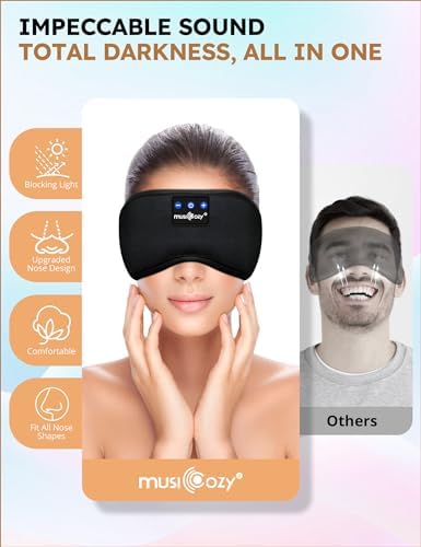 MUSICOZY Sleep Headphones Bluetooth 5.4 Sleep Eye Mask - Image 5