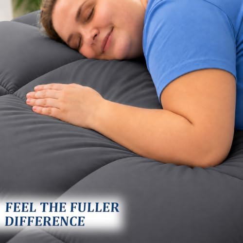 King Mattress Topper, 900 GSM High-Fill Design, Fuller & Plusher Feel - Image 3