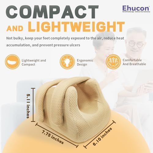 3D Heel Protectors for Pressure Sores, Ankle Elevation Pillow Foot Support - Image 4