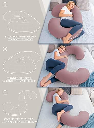 INSEN Cooling Pregnancy Pillow, Maternity Pillow - Image 6