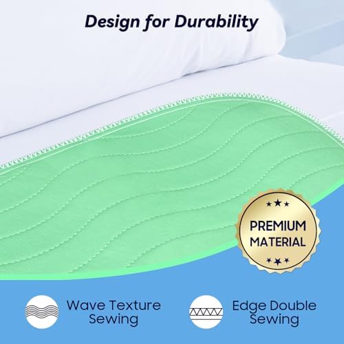 Fygrip 4 Pack 24” x 24” Extra Heavy Absorbency Washable Underpads Bed Pads - Image 5