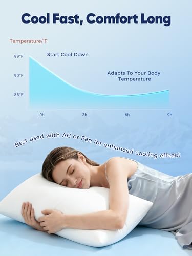 Avolare Cooling Pillow Cases for Hot Sleepers Queen Size Set of 2 - Image 2