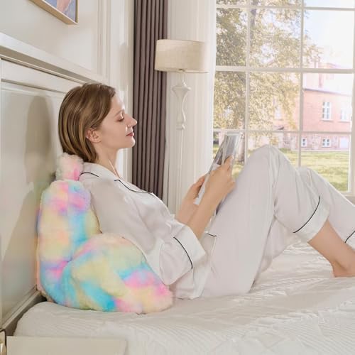 Reading Pillows for Boyfriend Adult, Velvet Back Pillow Bed Wedge Large - Image 6