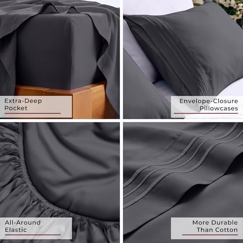 Mellanni Iconic 3-Piece, Ultra Soft Sheet Set - Image 5