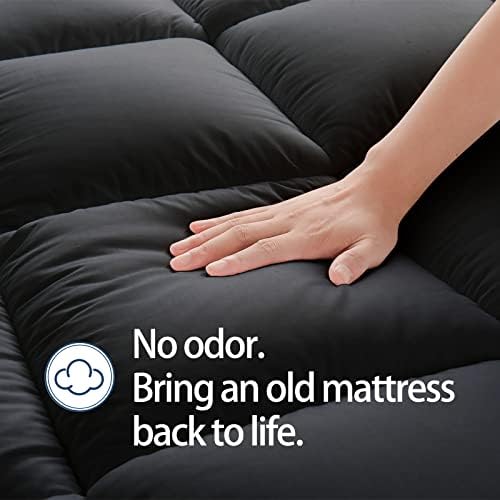CHOPINMOON California King Mattress Topper, Thick Mattress Pad Cover - Image 4