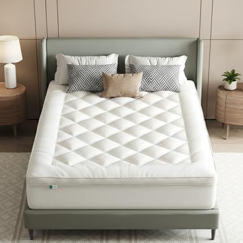 Novilla Queen Mattress Topper, Extra Thick Pillow Top Down Alternative Pad by Novilla