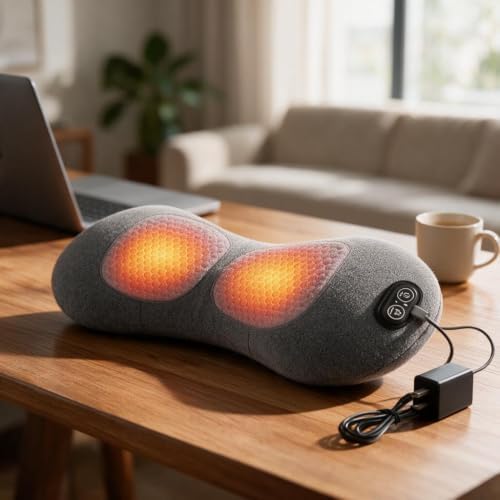 2026 Upgraded 3‑in‑1 Corded Electric Lumbar Support Pillow, Lower Back Massager - Image 4
