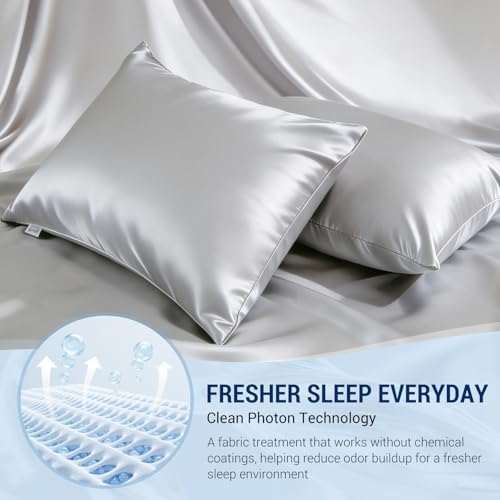 LUXEAR Cooling Satin Pillow Cases - Image 5