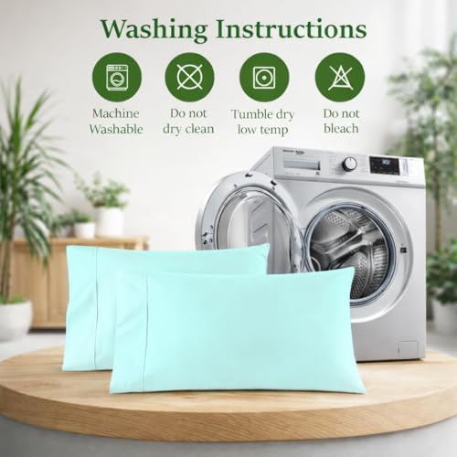 Cotton Delight 100% Organic Cotton King Pillowcases Set of 2 – 600 Thread Count - Image 6