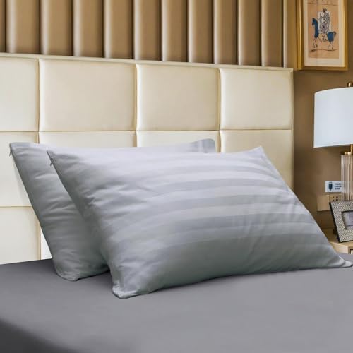 Pillow Cases Queen Size, 100% Egyptian Cotton Pillow Protectors by ZaizaiHome