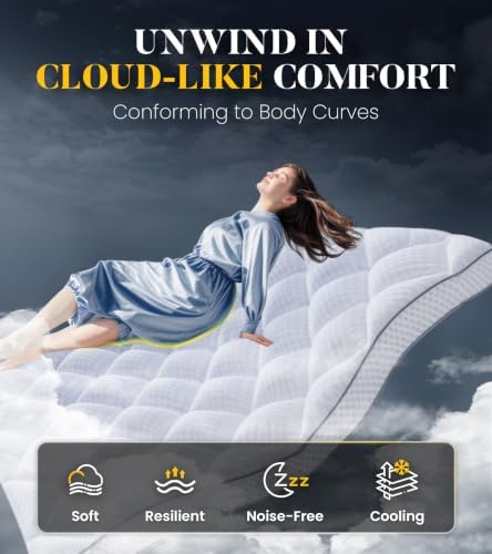 3 Inch Ultra-Fluffy Memory Foam Mattress Topper Full - Image 3
