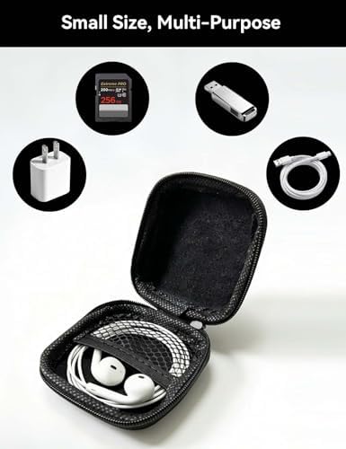 MAS CARNEY Earphone Case, Headphone Earbud Hard Protective Carrying earplug - Image 3