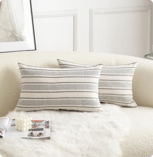 Cethom Decorative Boho Lumbar Throw Pillow Covers, Farmhouse Textured Pillow - Image 4