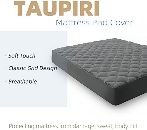 Taupiri Queen Quilted Mattress Pad Cover - Image 2