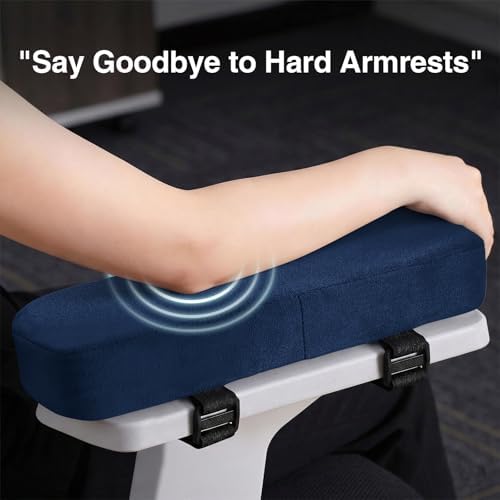 Smiry Memory Foam Office Chair Armrest Pads, Non-Slip Armrest Cushion - Image 4