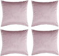 GIGIZAZA Velvet Blush Pink Throw Pillow Covers Decorative Cushion Covers Pillow by GIGIZAZAFocusingonhomedecoration