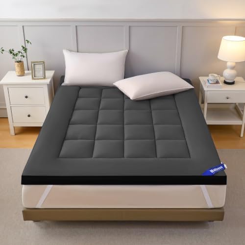 Shatex 2.5 inch Mattress Topper, King Size Mattress Pad by Shatex